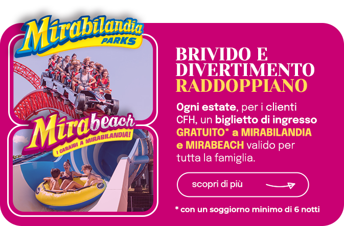 Biglietti gratis Mirabilandia e Mirabeach